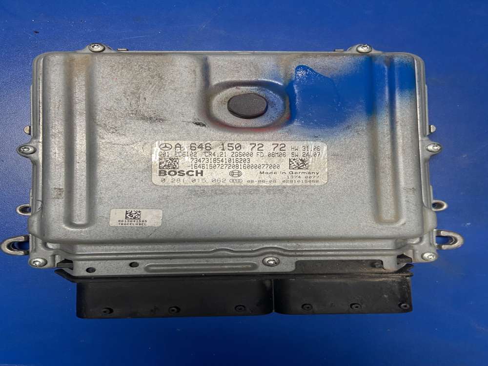 A6461507272 MERCEDES VİTO W639 ÇIKMA MOTOR BEYNİ 0281015062 EDC16CP31