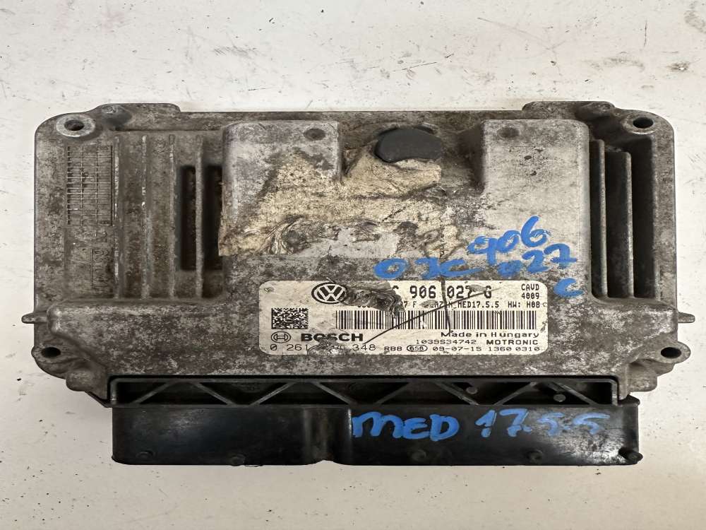 03C906027G VW Golf Scirocco Motor Beyni  - 0261S04348