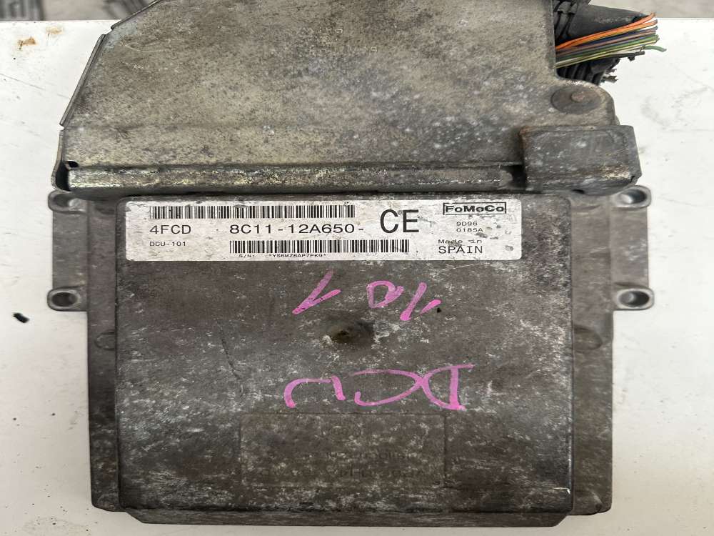 8C11-12A650-CE FORD TRANSIT 2.4 TDCI MOTOR BEYNİ DCU-101