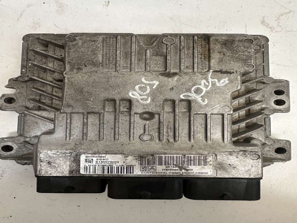 9678686080 Peugeot 508 Citroen C4 Motor beyni S180075002L SID807