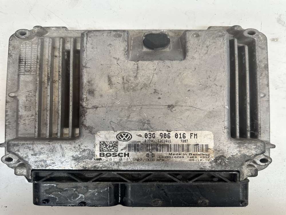 03G906016FM 0281011903 VW GOLF EDC16U1 MOTOR BEYNİ
