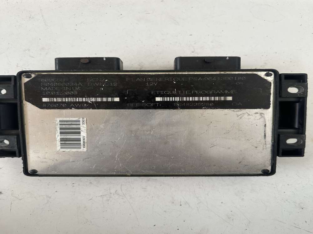 9648225280 PEUGEOT PARTNER 1.9 DİZEL MOTOR BEYNİ