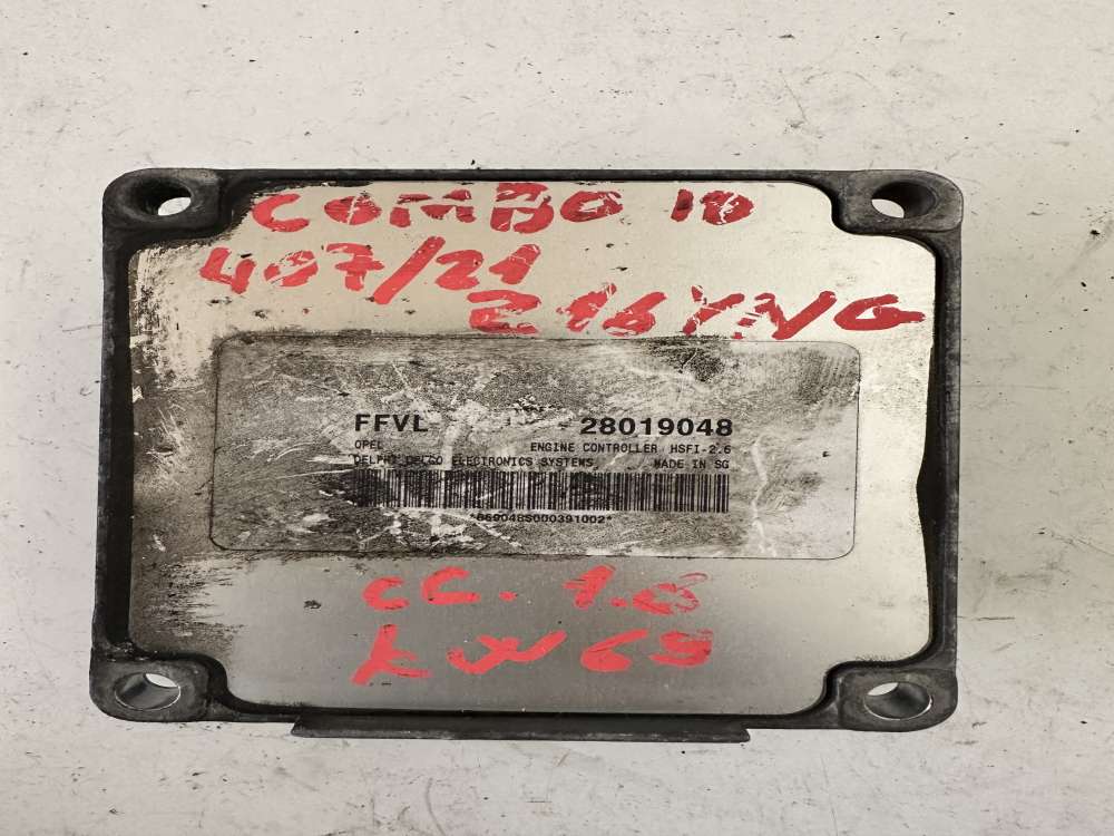 28019048 OPEL COMBO/ASTRA 1.6 CNG  FFVL MOTOR BEYNİ