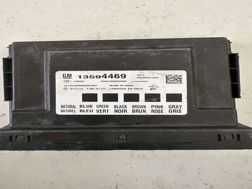 13594469 Opel Mokka BCM Body Merkezi kontrol Modülü